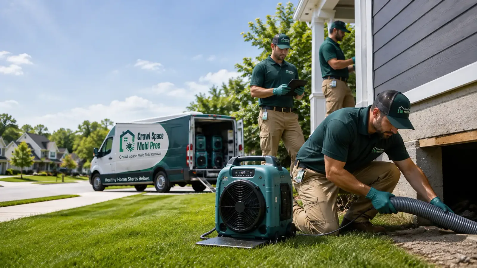 Crawl Space Mold Removal in Washta, IA